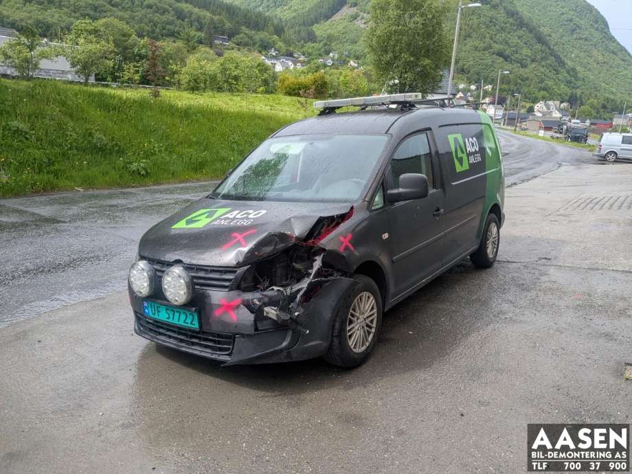 VW Caddy, 2010-2015 (Type III, Fase 2)  delebil , Motorkode: CAY