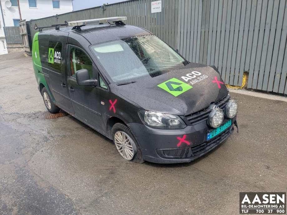 VW Caddy 2010-2015 (Type III, Fase 2) delebil , Motorkode: CAY, Girkassekode: 