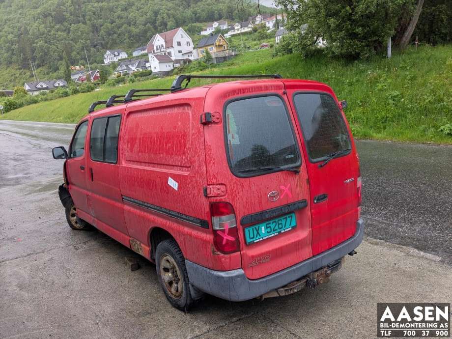Toyota Hiace 2001-2006 (Fase 2) , Motorkode: 2KD-FTV, Girkassekode: 