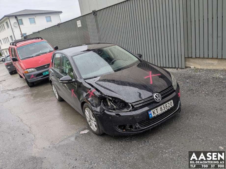 VW Golf VI 2008-2012 , Motorkode: CFF, Girkassekode: 