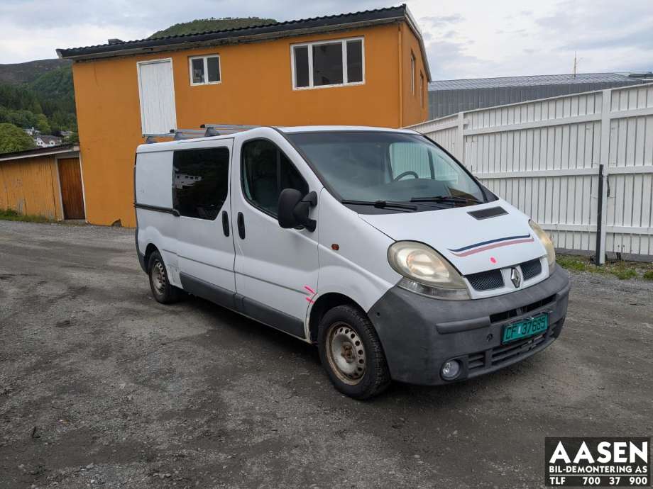Renault Trafic 2006-2014 , Motorkode: F9QU7, Girkassekode: