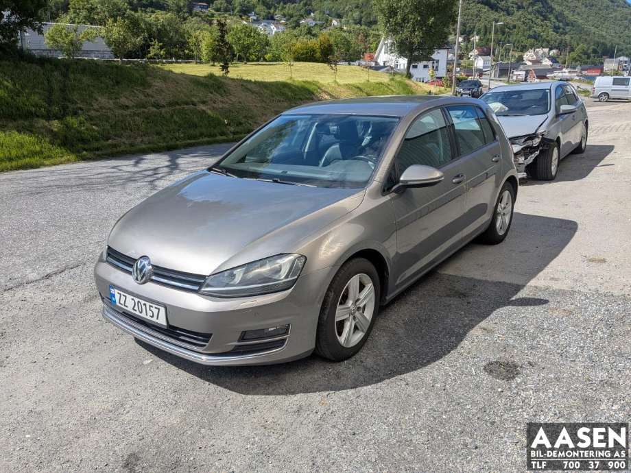 VW Golf VII 2012-2017 (Fase 1) delebil , Motorkode: CXXB, Girkassekode: QYB