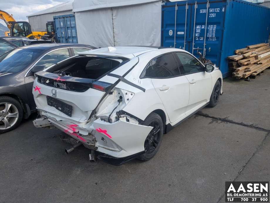 Honda Civic 2017-->> (Type X) , Motorkode: L15BA, Girkassekode: 
