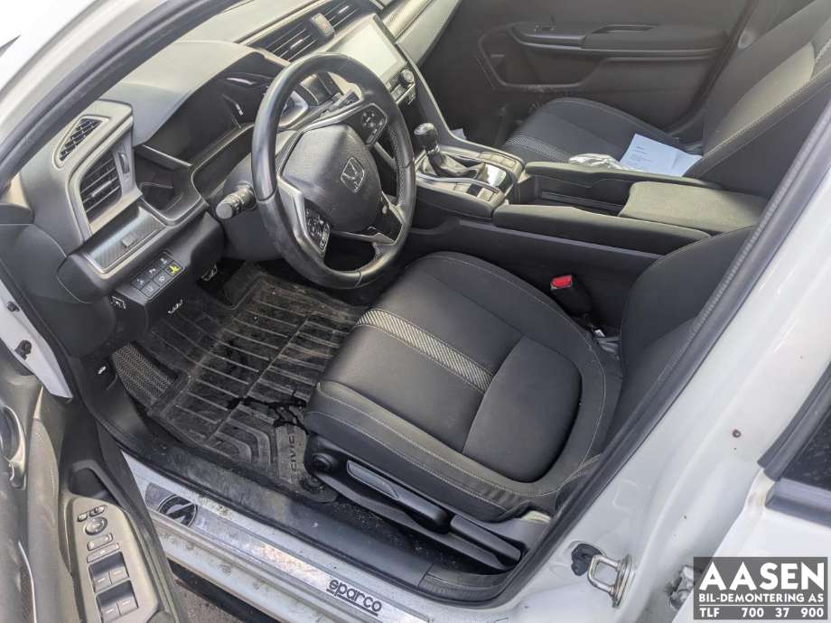Honda Civic 2017-->> (Type X) , Motorkode: L15BA, Girkassekode: 