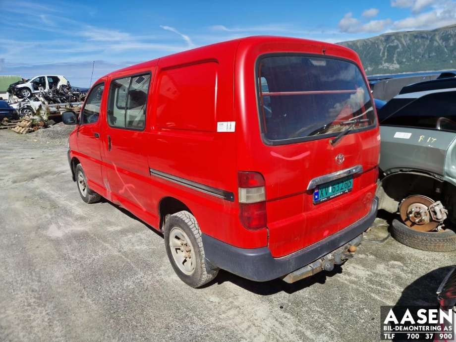 Toyota Hiace 2007-2012 (Fase 3) , Motorkode: 2KD-FTV, Girkassekode: 