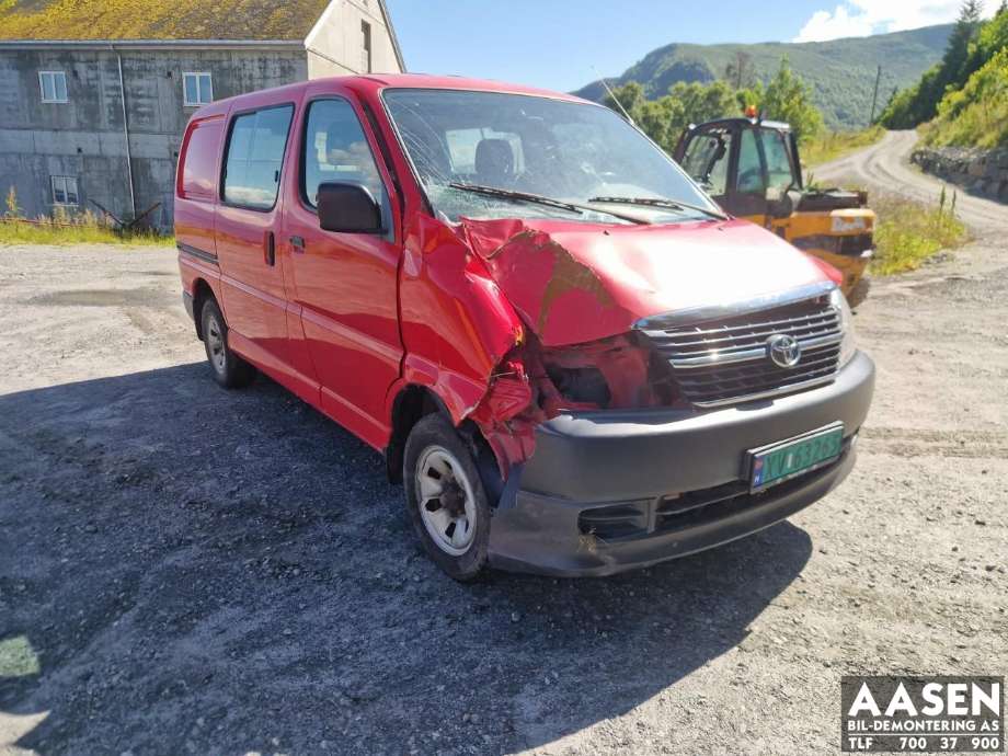 Toyota Hiace 2007-2012 (Fase 3) , Motorkode: 2KD-FTV, Girkassekode: 
