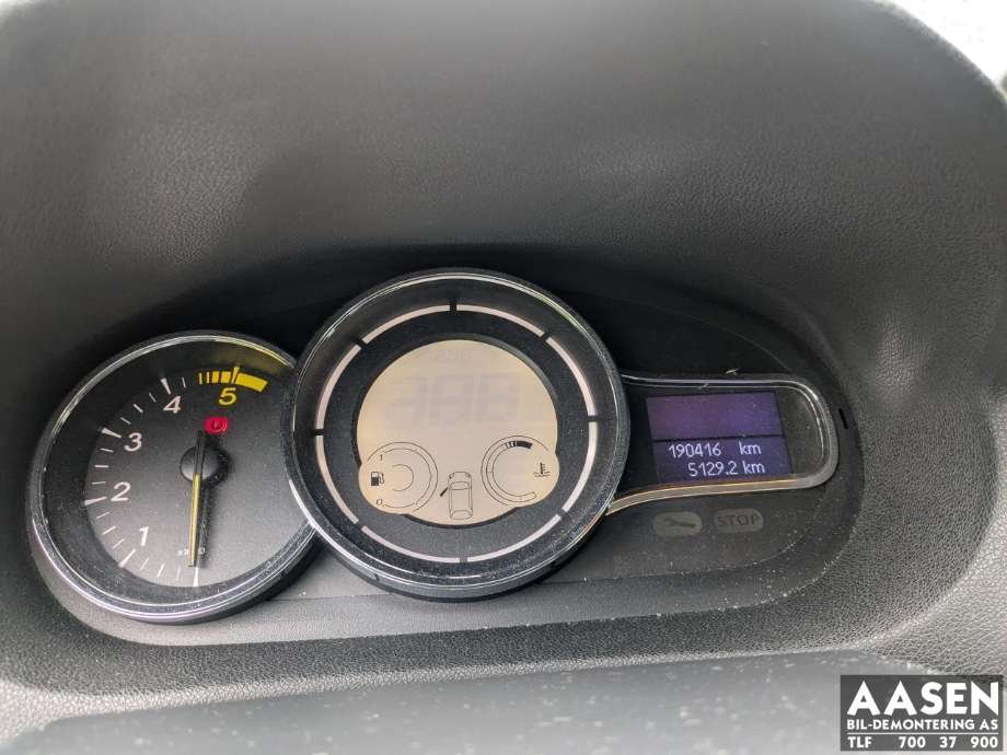 Renault Megane 2009-2016 Type III , Motorkode: K9K H8, Girkassekode: 