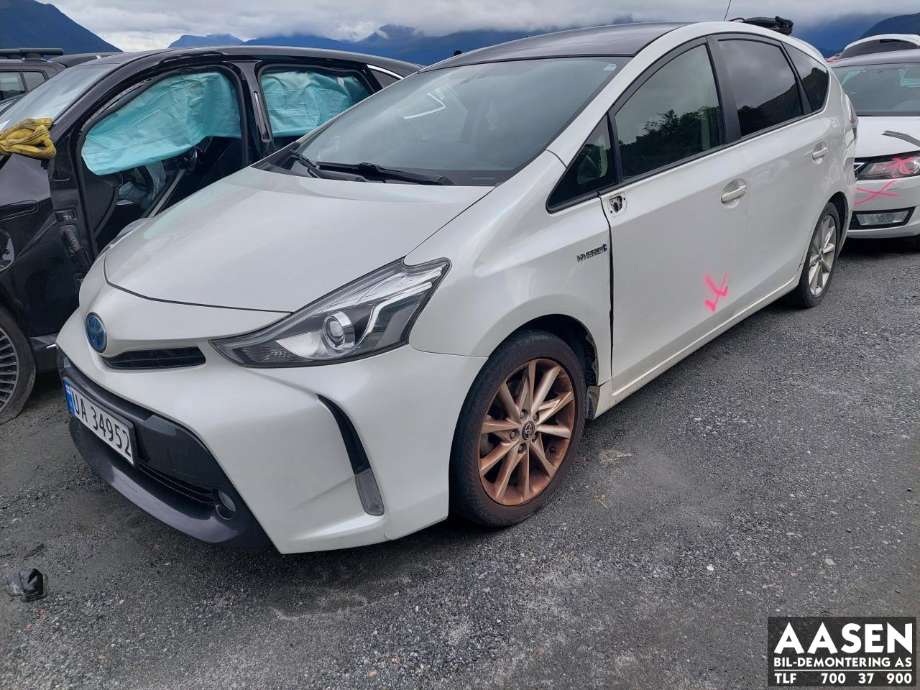 Toyota Prius +7 2012-2020 (Type III) (stasjonsvogn) (stasjonsvogn), Motorkode: 2ZR-FXE, Girkassekode: 