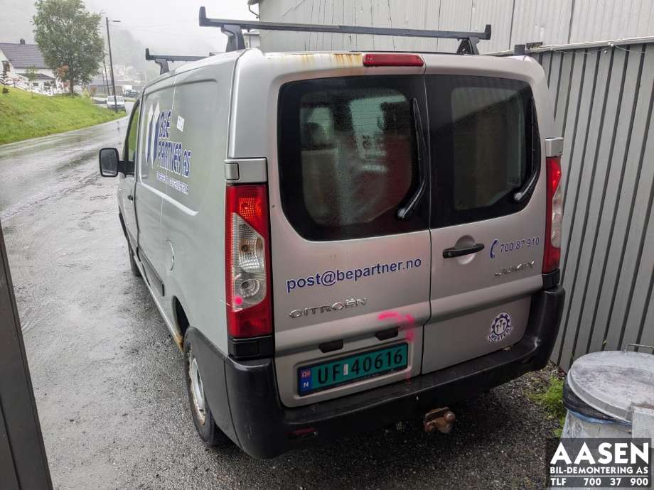 Citroën Jumpy 2007-2016 (Type II) delebil , Motorkode: 9HU, Girkassekode: 