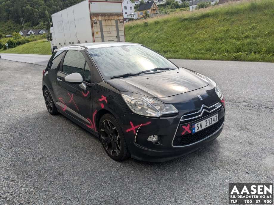 Citroën DS3 2010-2019 delebil , Motorkode: 9H05, Girkassekode: 