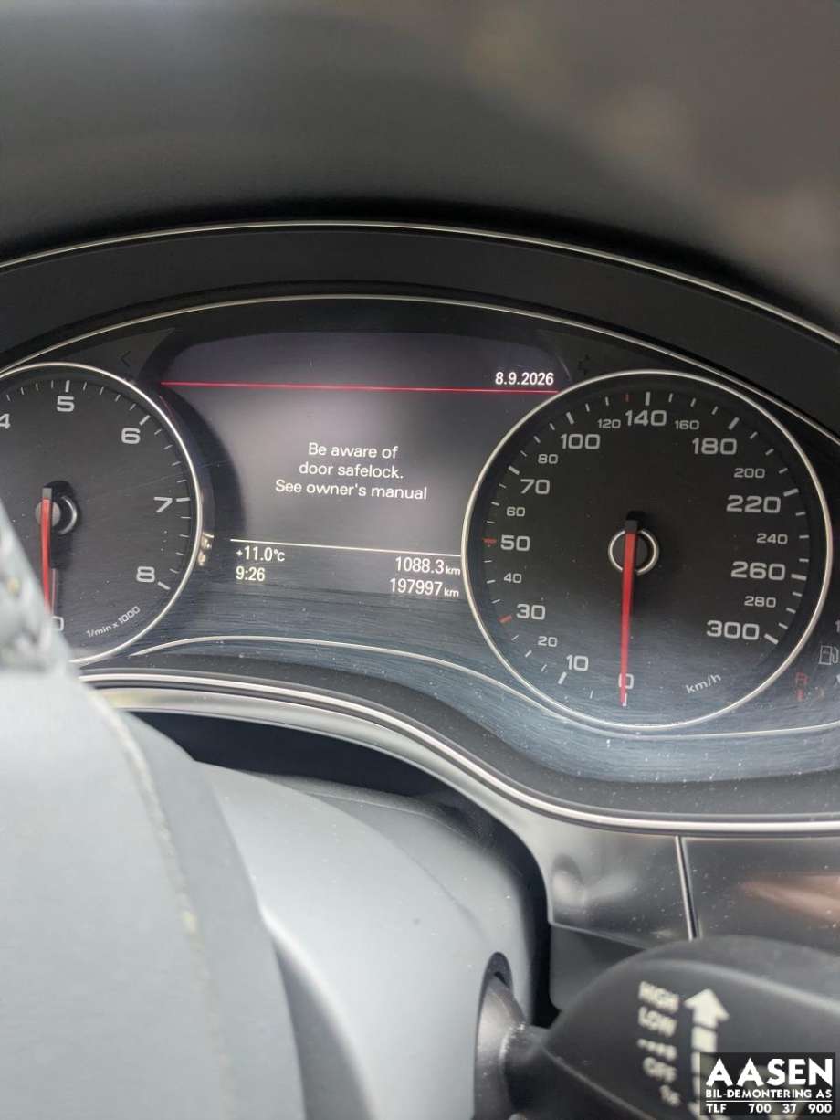 Audi A6 2011-2014 (Type IV, Fase 1) (C7) (C7), Motorkode: CDN, Girkassekode: 