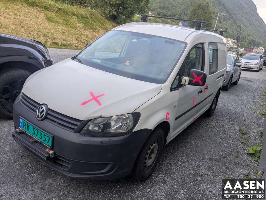 VW Caddy 2010-2015 (Type III, Fase 2) , Motorkode: CAY, Girkassekode: 