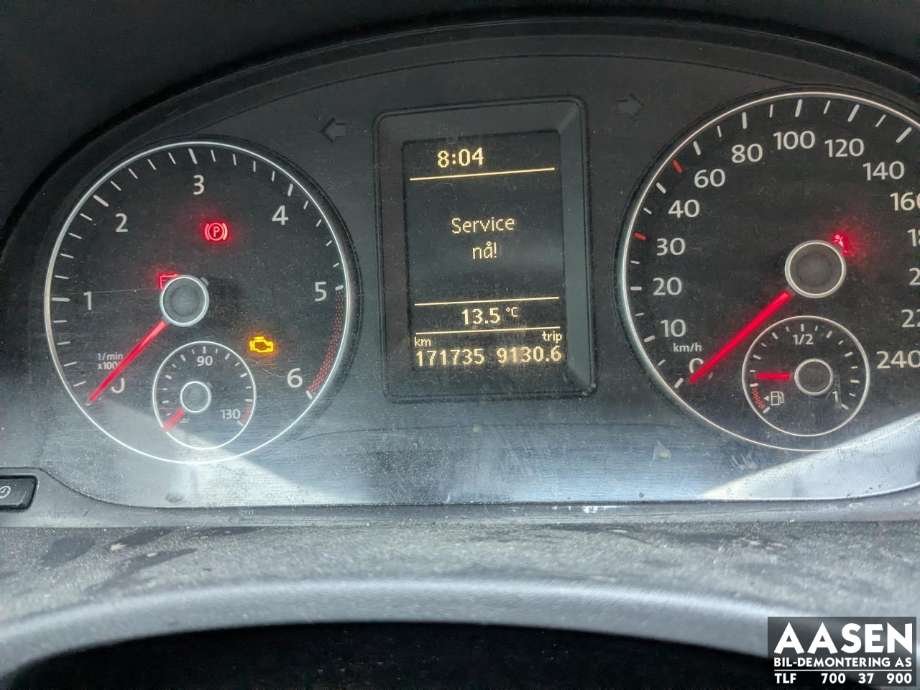 VW Caddy 2010-2015 (Type III, Fase 2) , Motorkode: CAY, Girkassekode: 