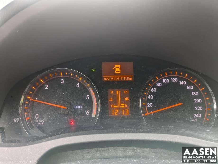 Toyota Avensis 2009-2015 (Type III, Fase 1) , Motorkode: 2AD-FTV, Girkassekode: 