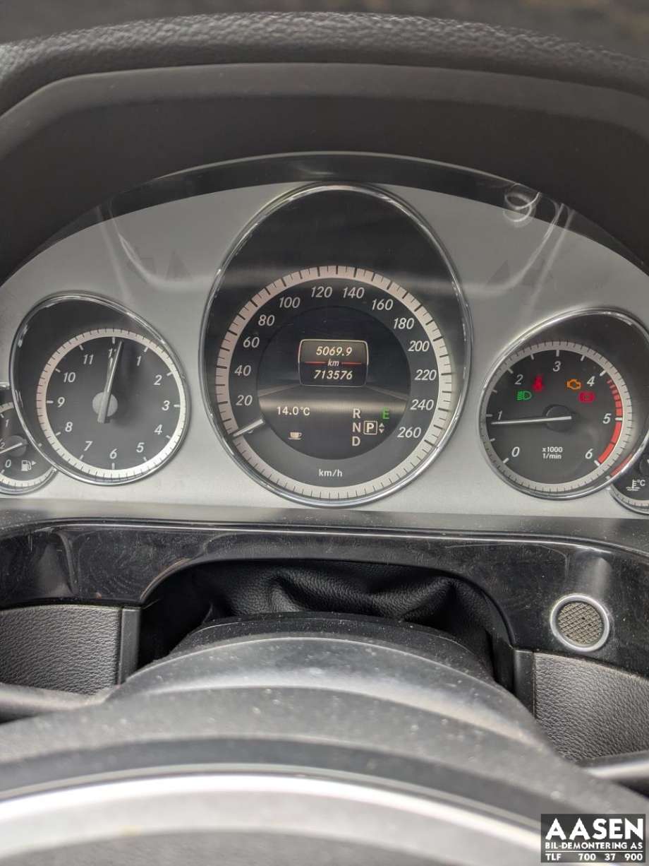 Mercedes E-Klasse 2009-2013 (Fase 1) (W212) (W212), Motorkode: 651924, Girkassekode: 