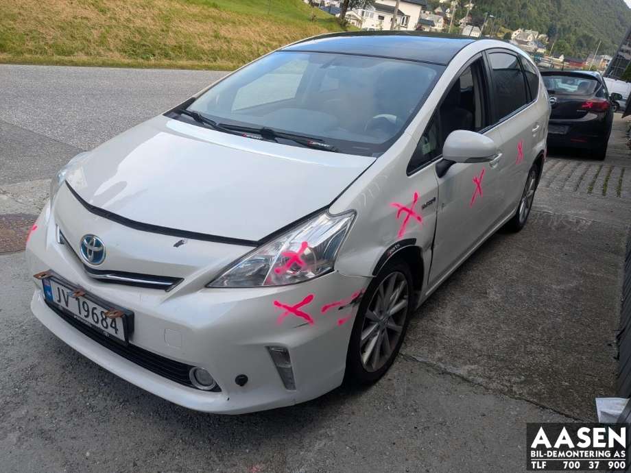 Toyota Prius +7 2012-2020 (Type III) (stasjonsvogn) (stasjonsvogn), Motorkode: 2ZR-FXE, Girkassekode: 