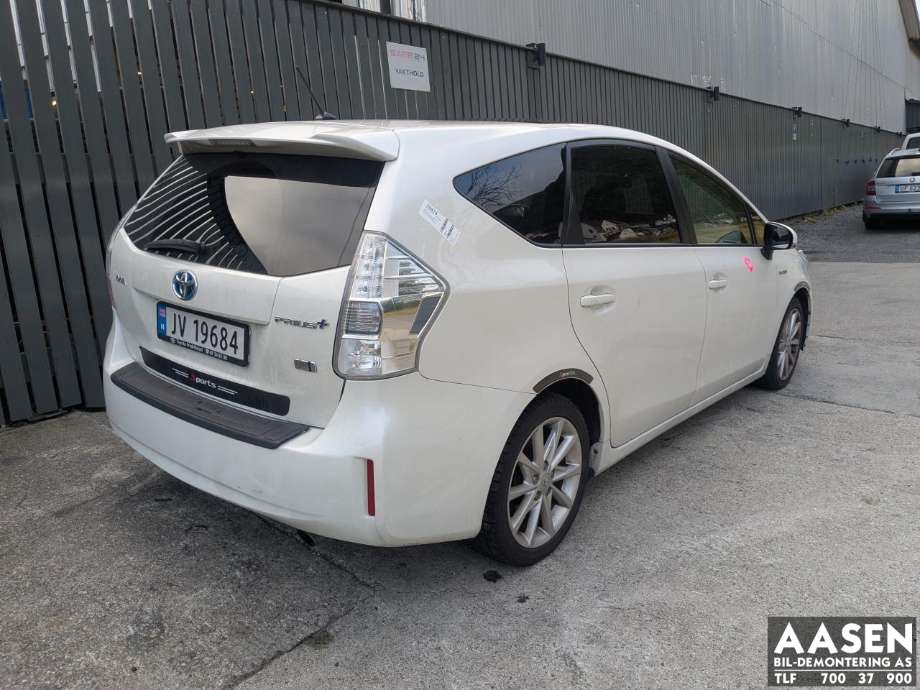 Toyota Prius +7 2012-2020 (Type III) (stasjonsvogn) (stasjonsvogn), Motorkode: 2ZR-FXE, Girkassekode: 