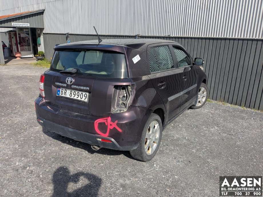Toyota Urban Cruiser 2009-2014 delebil , Motorkode: 1ND-TV, Girkassekode: