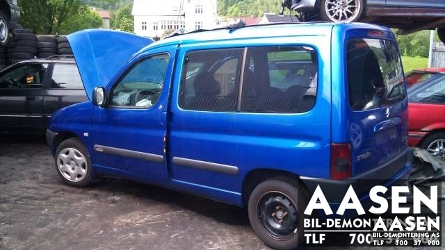 Citroën Berlingo 1996-2002 (Type I, Fase 1) , Motorkode: , Girkassekode: