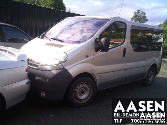 Opel Vivaro A 2001-2006 , Motorkode: , Girkassekode: