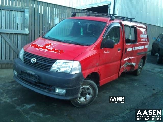 Toyota Hiace 2007-2012 (Fase 3) , Motorkode: , Girkassekode: 