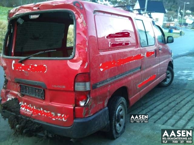 Toyota Hiace 2007-2012 (Fase 3) , Motorkode: , Girkassekode: 