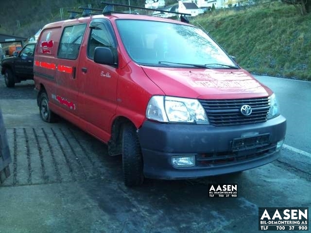 Toyota Hiace 2007-2012 (Fase 3) , Motorkode: , Girkassekode: 