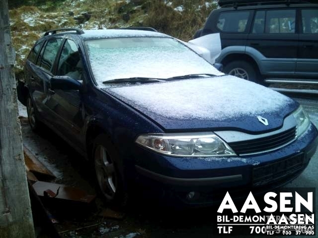 Renault Laguna 2001-2005 (Type II, Fase 1) , Motorkode: , Girkassekode: