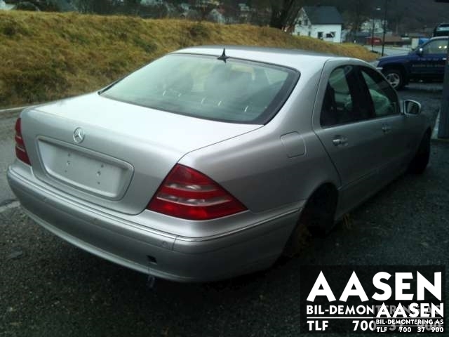 Mercedes S-Klasse 1999-2005 (W220) (W220), Motorkode: , Girkassekode: 722626 01