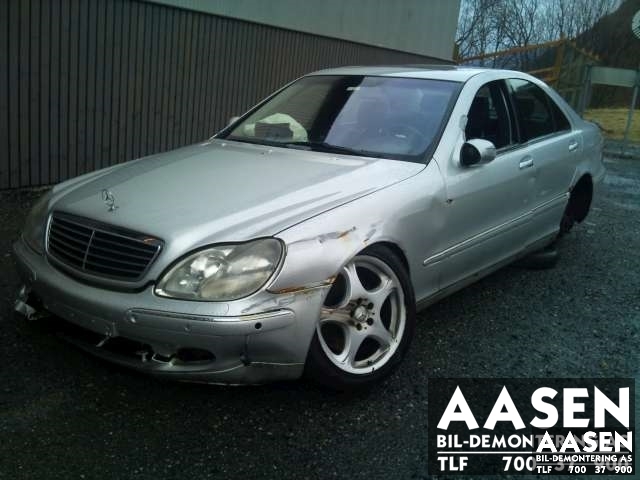 Mercedes S-Klasse 1999-2005 (W220) (W220), Motorkode: , Girkassekode: 722626 01