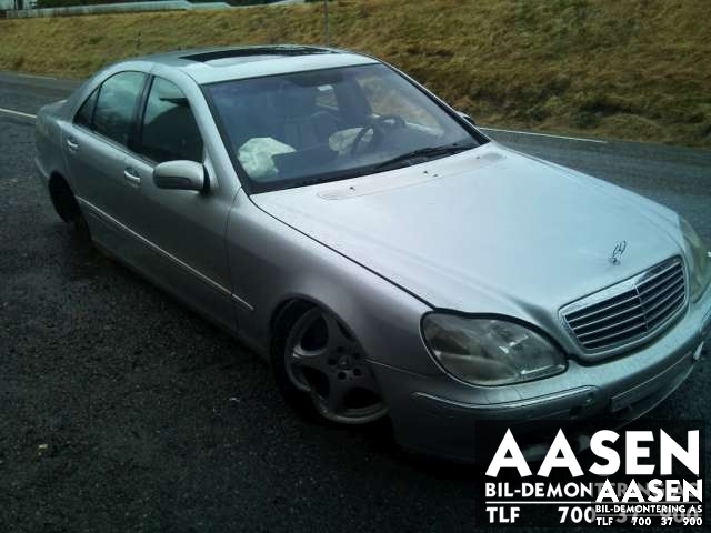 Mercedes S-Klasse 1999-2005 (W220) (W220), Motorkode: , Girkassekode: 722626 01