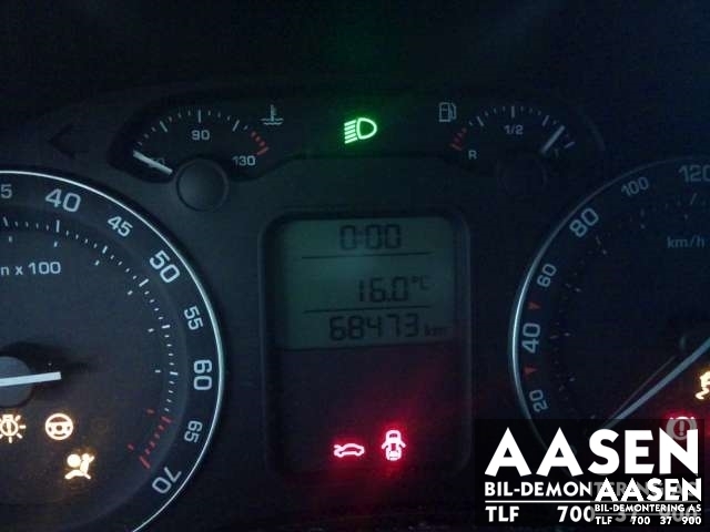 Škoda Octavia 2005-2008 (Type II, Fase 1) , Motorkode: , Girkassekode: FVH