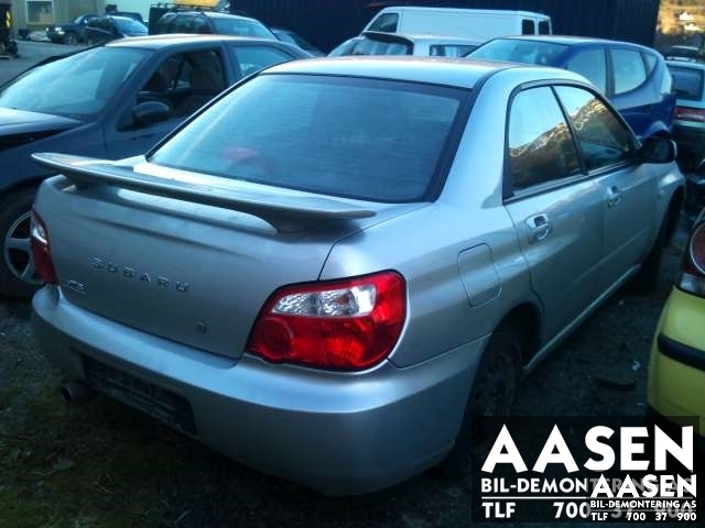 Subaru Impreza 2001-2005 (Type II, Fase 1) , Motorkode: , Girkassekode: