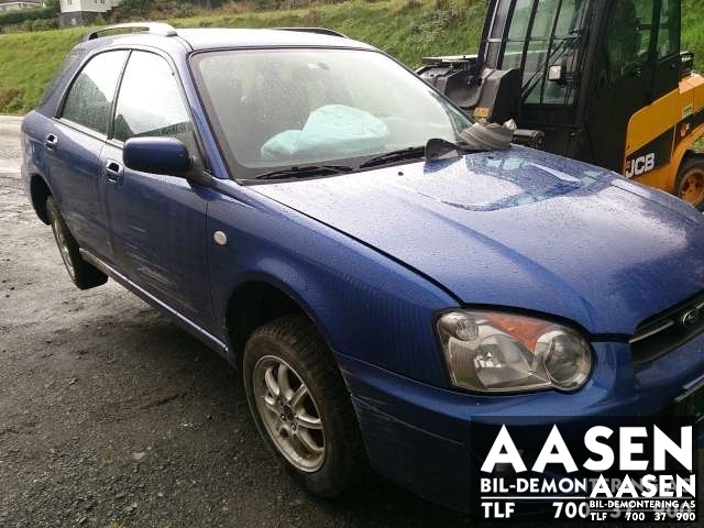Subaru Impreza 2001-2005 (Type II, Fase 1) , Motorkode: , Girkassekode: