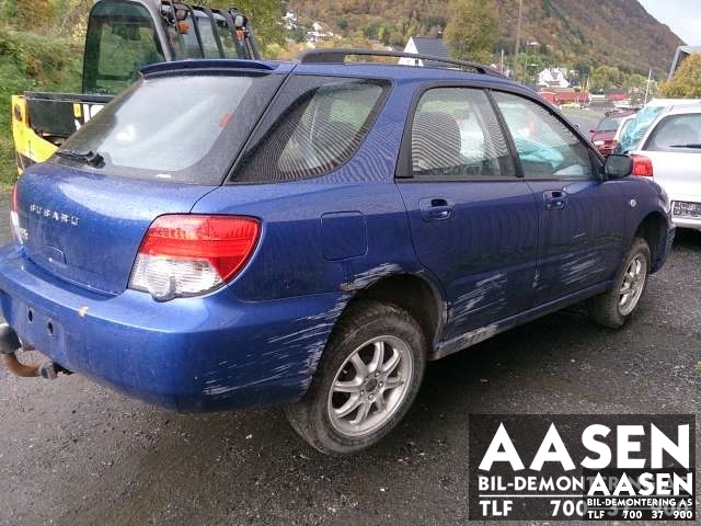Subaru Impreza 2001-2005 (Type II, Fase 1) , Motorkode: , Girkassekode: