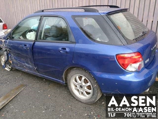 Subaru Impreza 2001-2005 (Type II, Fase 1) , Motorkode: , Girkassekode: