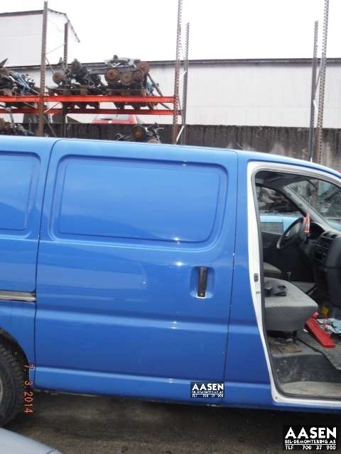 Toyota Hiace 2001-2006 (Fase 2) , Motorkode: 2KD-FTV, Girkassekode: