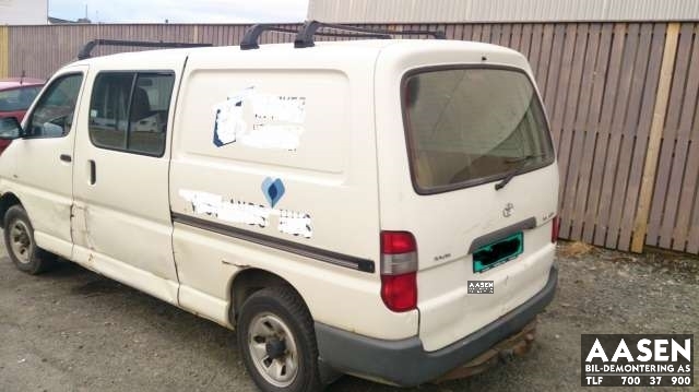 Toyota Hiace 2001-2006 (Fase 2) , Motorkode: 2KD-FTV, Girkassekode: 