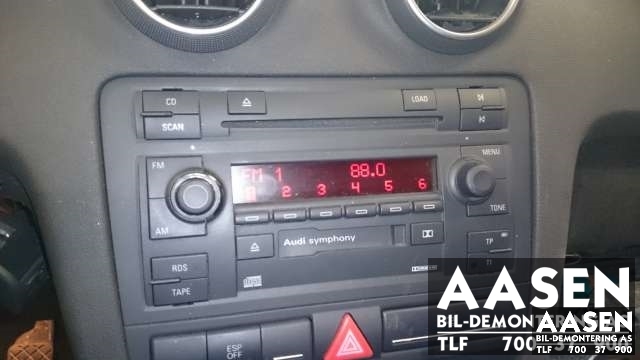 Audi A3 2003-2008 (Type II, Fase 1) , Motorkode: AXX, Girkassekode: GVU