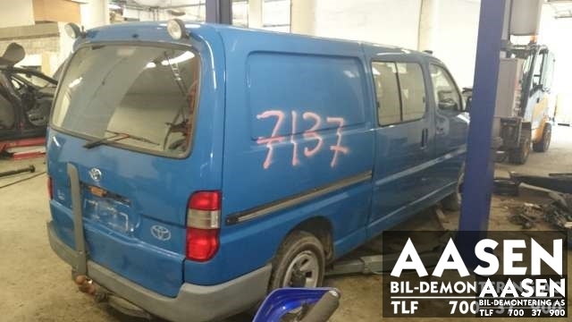 Toyota Hiace 1996-2001 (Fase 1) , Motorkode: , Girkassekode: