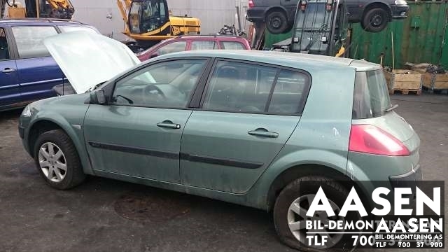 Renault Megane 2003-2005 (Type II, Fase 1) , Motorkode: , Girkassekode: 