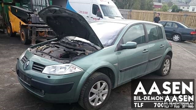 Renault Megane 2003-2005 (Type II, Fase 1) , Motorkode: , Girkassekode: 