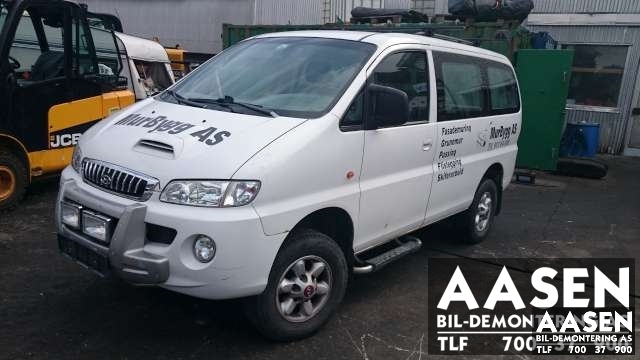 Hyundai H-1 1998-2005 (Type I, Fase 1) , Motorkode: , Girkassekode: