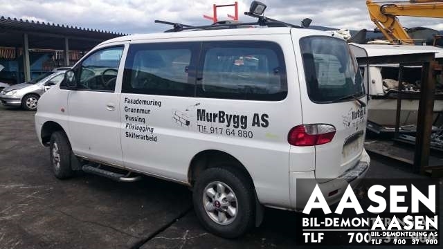 Hyundai H-1 1998-2005 (Type I, Fase 1) , Motorkode: , Girkassekode: