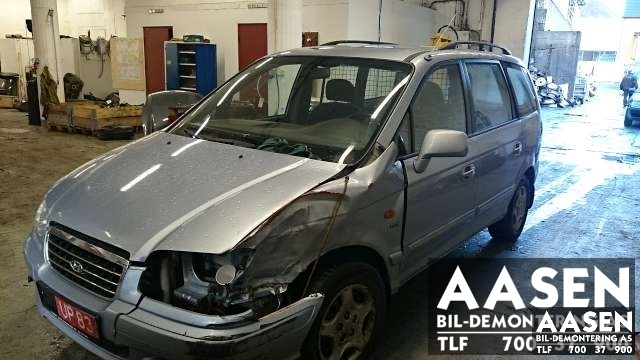 Hyundai Trajet 2001-2007 , Motorkode: , Girkassekode: