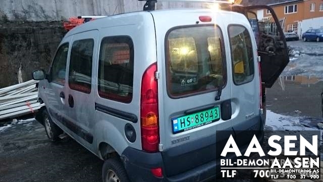 Renault Kangoo 2003-2007 (Type I, Fase 2) , Motorkode: , Girkassekode: 