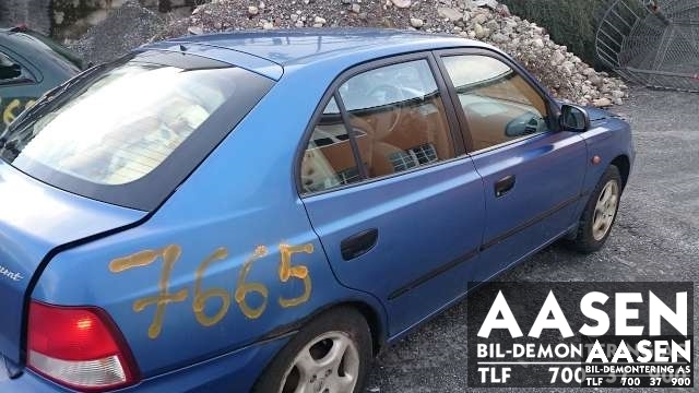 Hyundai Accent 1999-2002 (Type II, Fase 1) , Motorkode: , Girkassekode: 