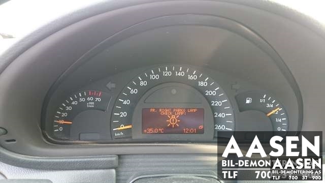 Mercedes C-Klasse 2000-2004 (Fase 1) (W203) (W203), Motorkode: M111.951, Girkassekode: