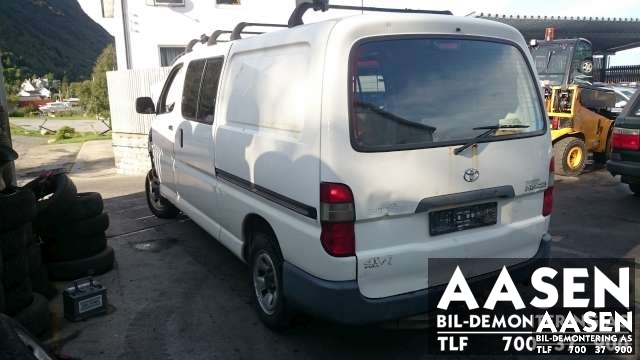 Toyota Hiace 1996-2001 (Fase 1) , Motorkode: , Girkassekode: 