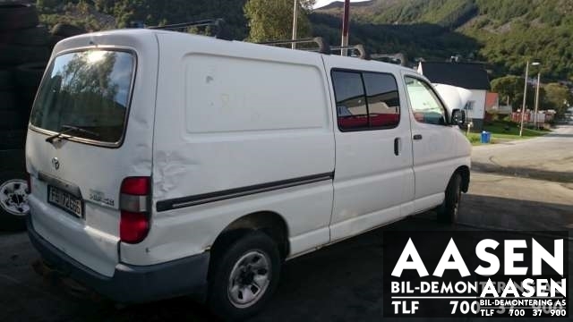 Toyota Hiace 1996-2001 (Fase 1) , Motorkode: , Girkassekode: 